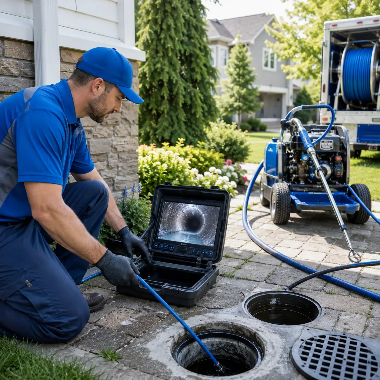 Outdoor drain cleaning professionals serving Skillman, NJ
